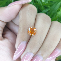 2.29 Ct. Orange Sapphire from Tanzania Life Style