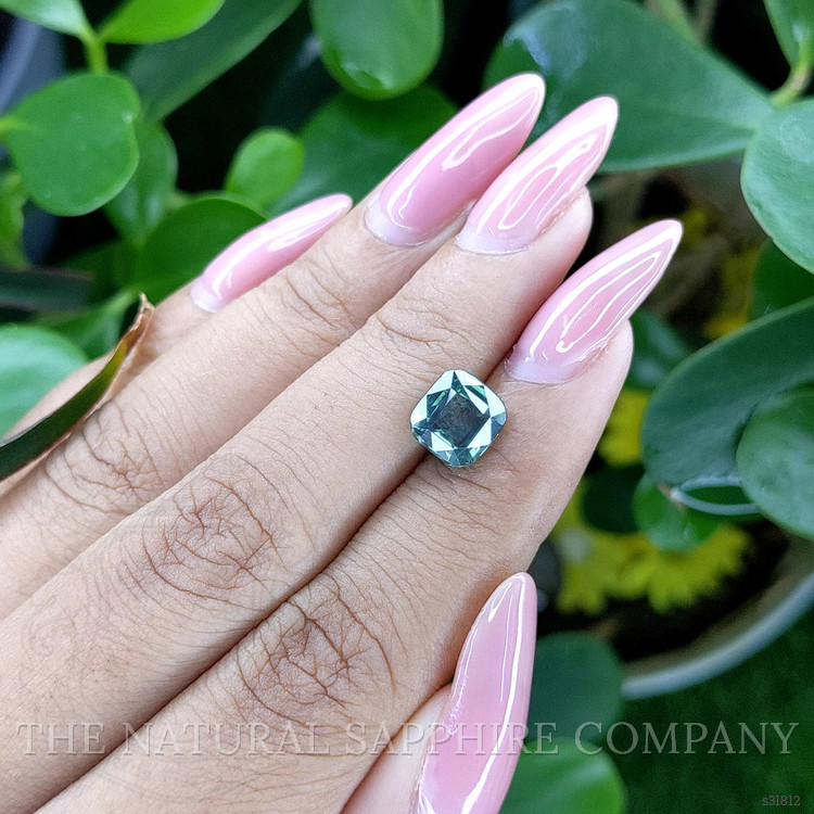 3.38 Ct. Bluish Green Sapphire from Tanzania