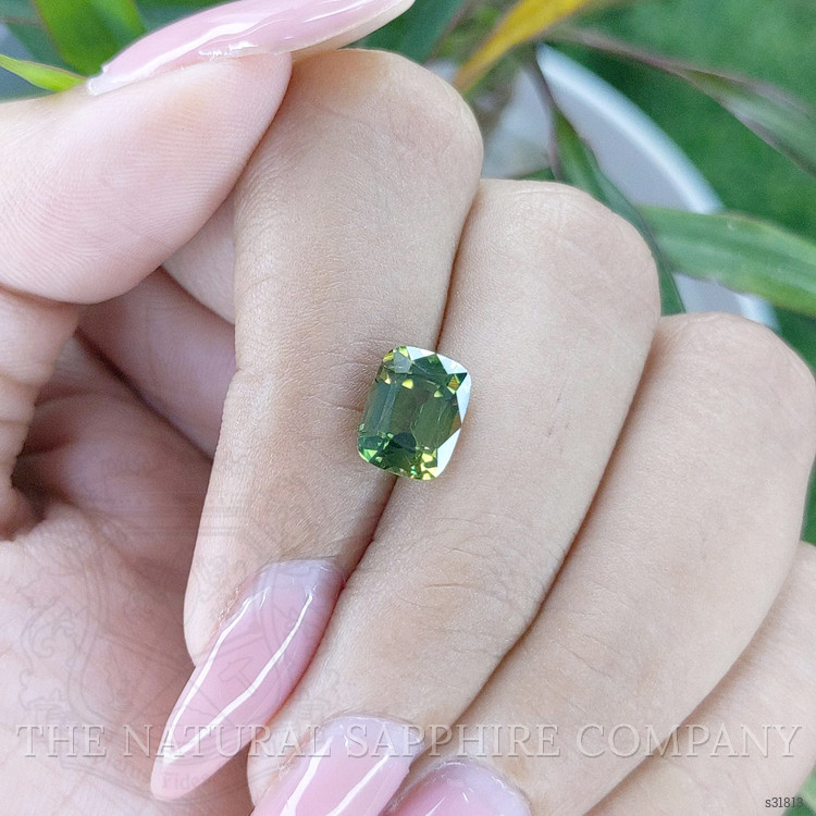 2.75 Ct. Yellowish Green Sapphire from Australia