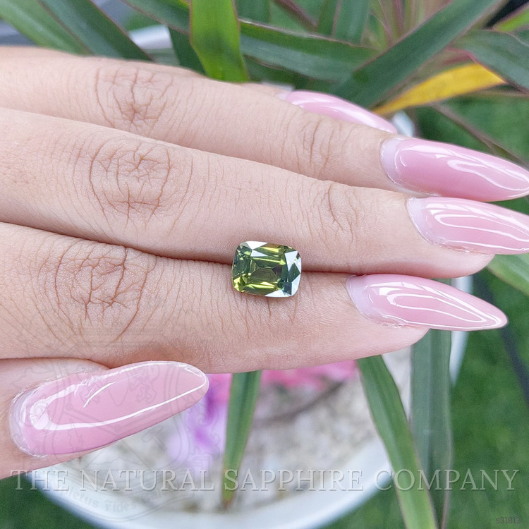 2.75 Ct. Yellowish Green Sapphire from Australia