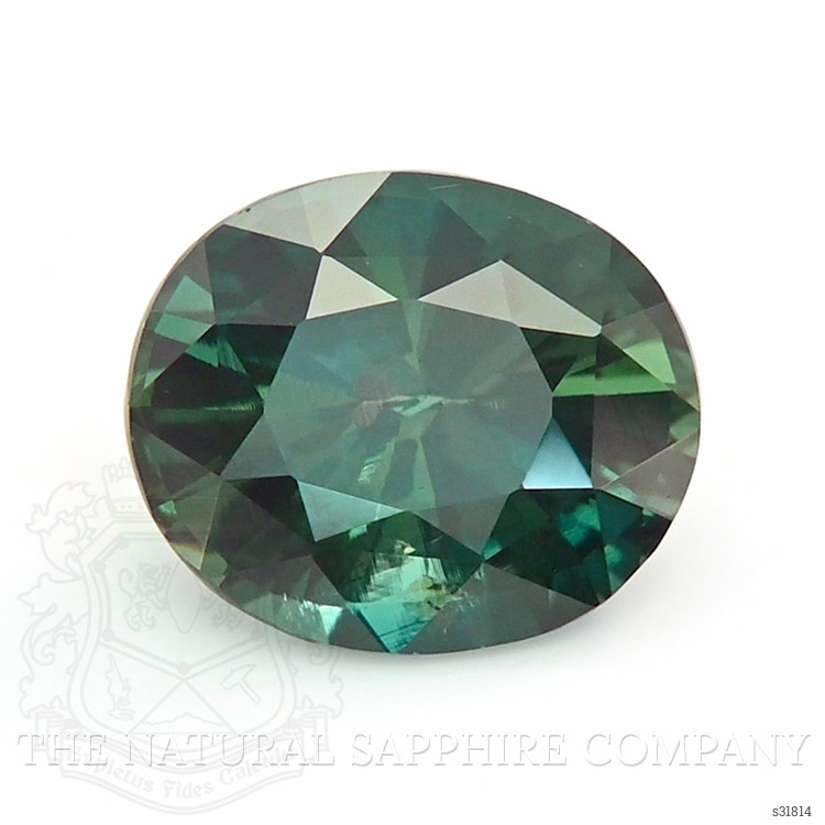 2.16 Ct. Bluish Green Sapphire from Tanzania