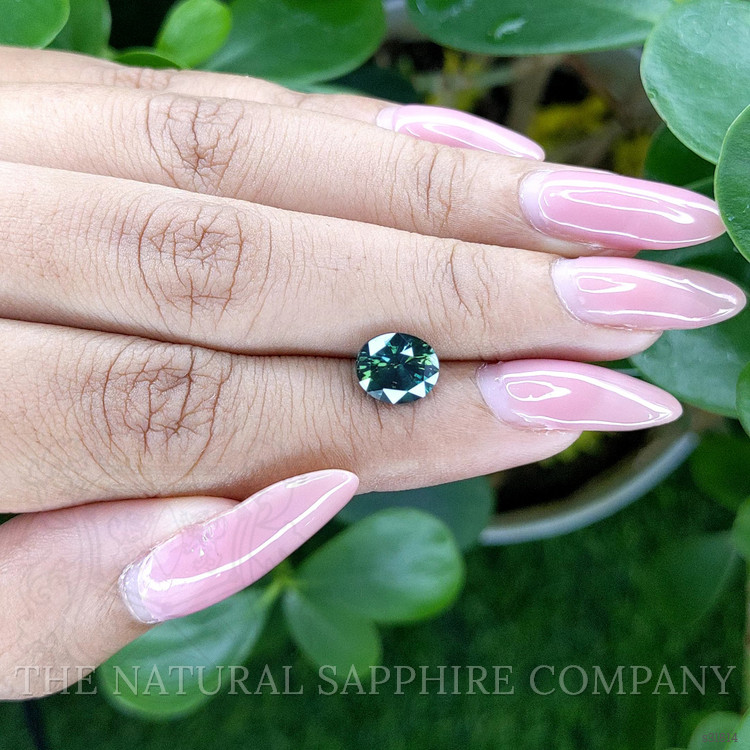 2.16 Ct. Bluish Green Sapphire from Tanzania