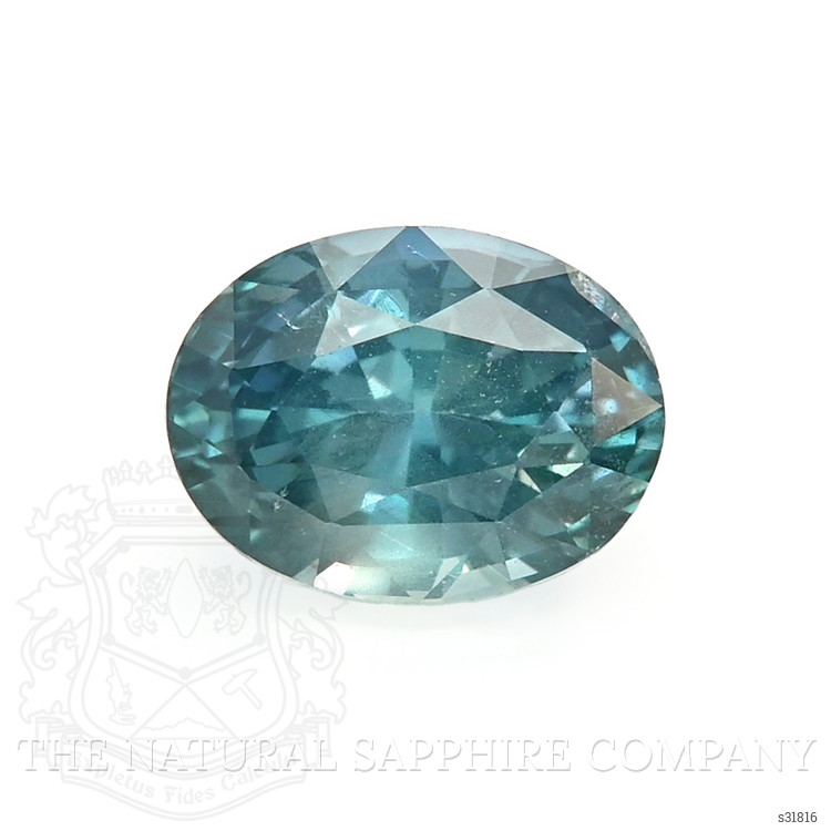 2.09 Ct. Greenish Blue Sapphire from Tanzania