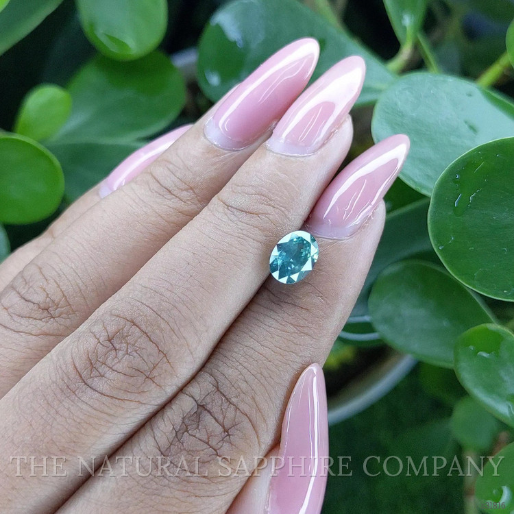 2.09 Ct. Greenish Blue Sapphire from Tanzania