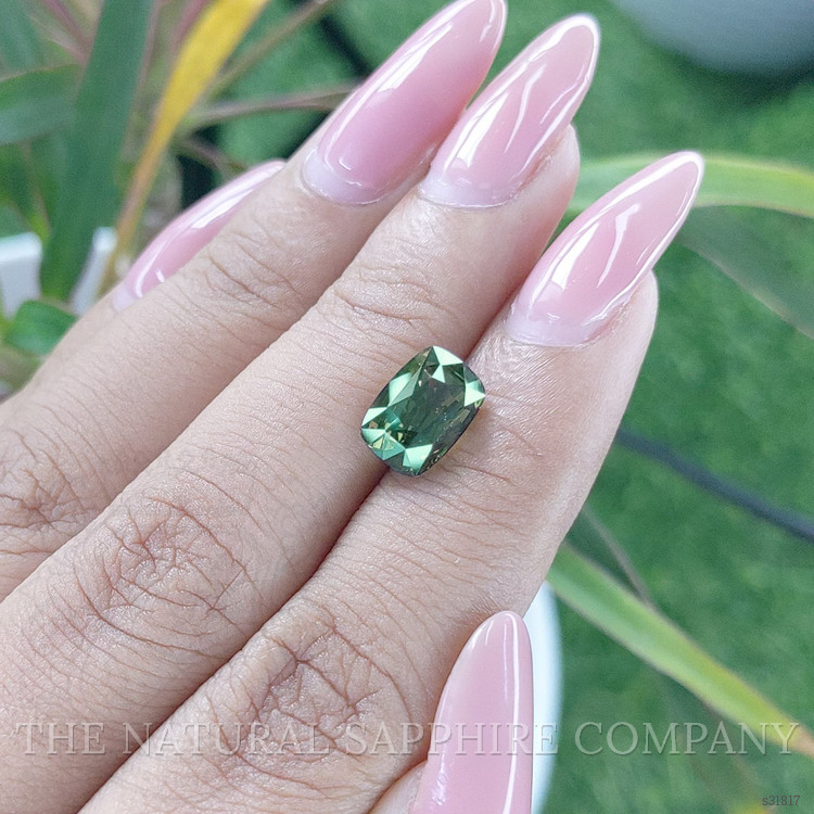 3.55 Ct. Yellowish Green Sapphire from Tanzania