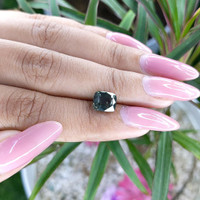 2.70 Ct. Green Sapphire from Tanzania Life Style