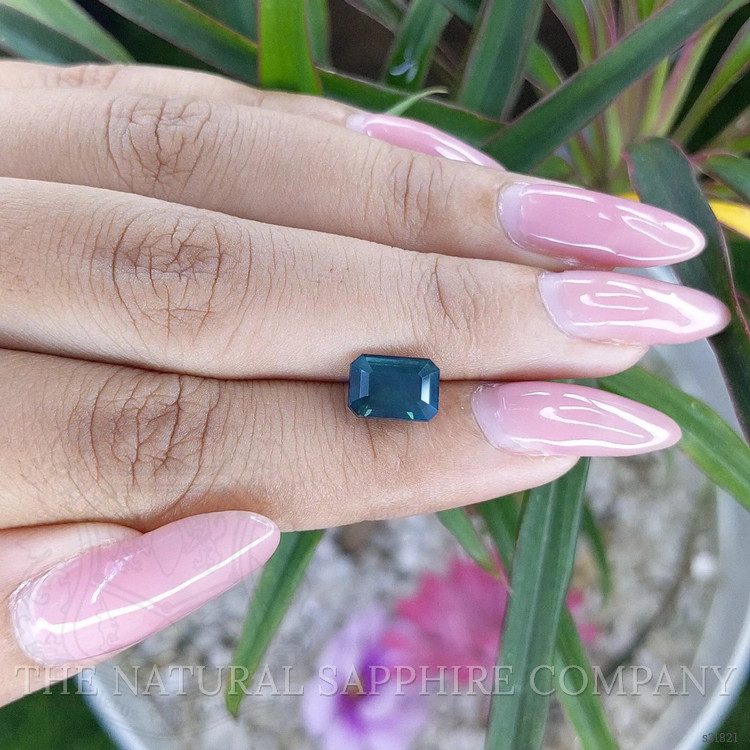 2.60 Ct. Bluish Green Sapphire from Tanzania