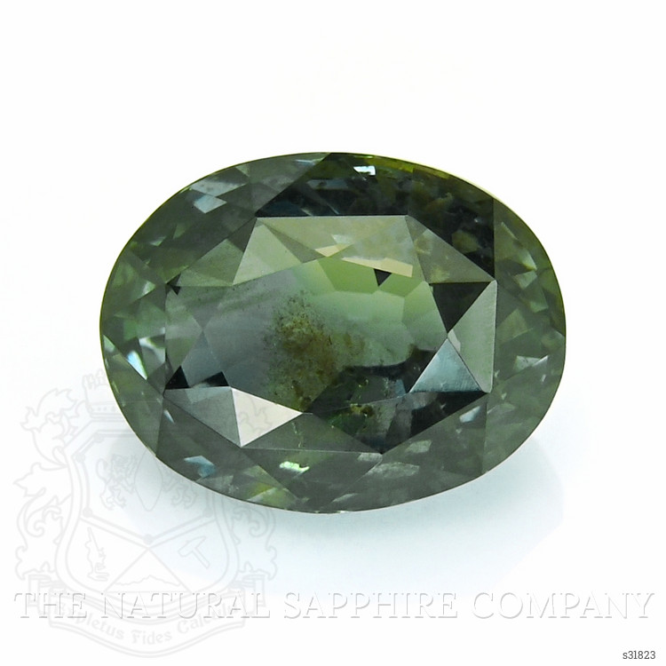 2.08 Ct. Bluish Green Sapphire from Tanzania