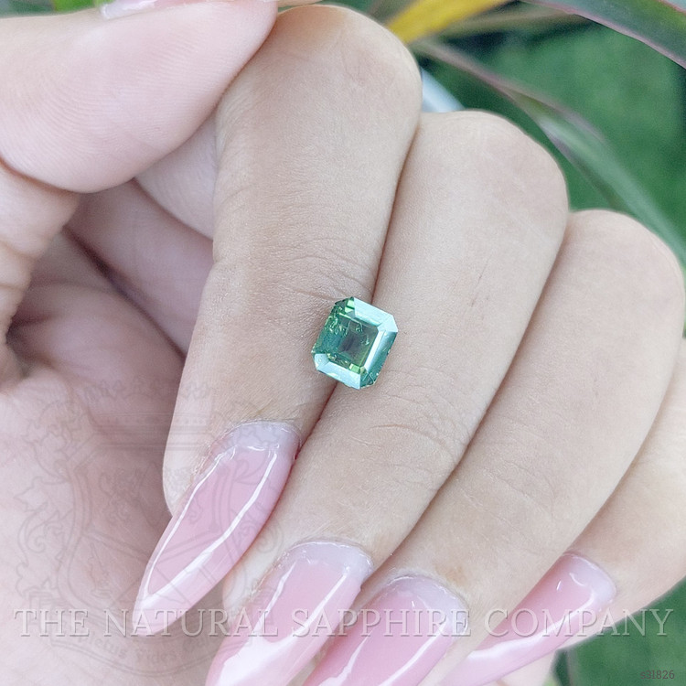 1.73 Ct. Green Sapphire from Tanzania