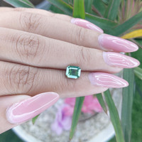1.73 Ct. Green Sapphire from Tanzania Life Style
