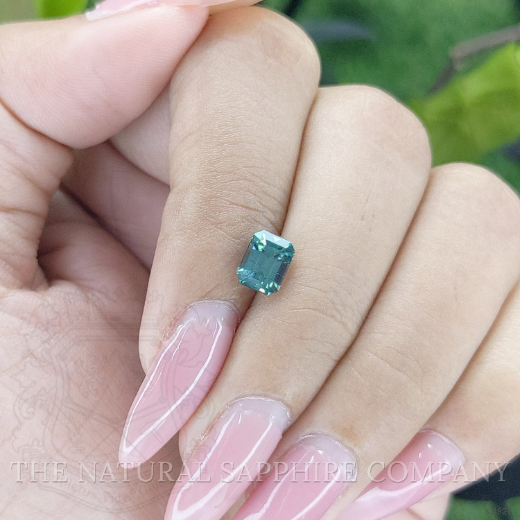 1.55 Ct. Bluish Green Sapphire from Madagascar