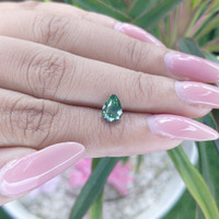 1.51 Ct. Green Sapphire from Tanzania Life Style