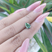 1.51 Ct. Green Sapphire from Tanzania Life Style