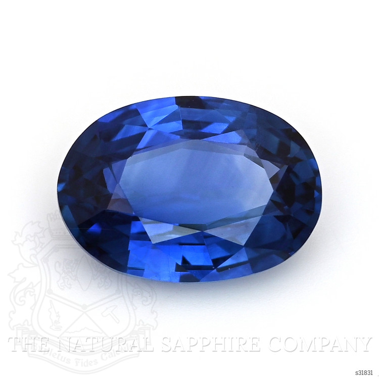 0.87 Ct. Blue Sapphire from Ceylon (Sri Lanka)