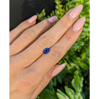 0.87 Ct. Blue Sapphire from Ceylon (Sri Lanka) Life Style
