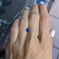 1.04 Ct. Blue Sapphire from Ceylon (Sri Lanka) Life Style