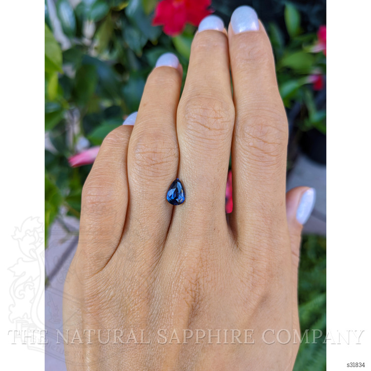 1.20 Ct. Blue Sapphire from Ceylon (Sri Lanka)