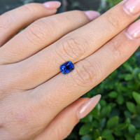 1.75 Ct. Blue Sapphire from Ceylon (Sri Lanka) Life Style