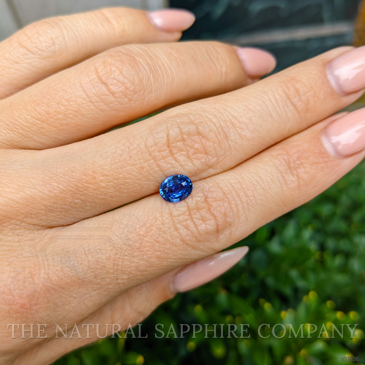 1.10 Ct. Blue Sapphire from Ceylon (Sri Lanka)