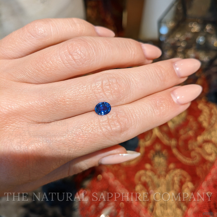 1.10 Ct. Blue Sapphire from Ceylon (Sri Lanka)