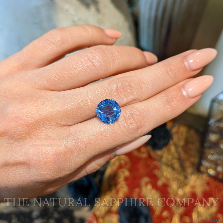 6.68 Ct. Blue Sapphire from Ceylon (Sri Lanka)