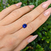 2.01 Ct. Blue Sapphire from Ceylon (Sri Lanka) Life Style