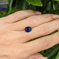 3.04 Ct. Blue Sapphire from Ceylon (Sri Lanka) Life Style