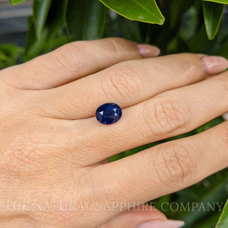 3.04 Ct. Blue Sapphire from Ceylon (Sri Lanka)