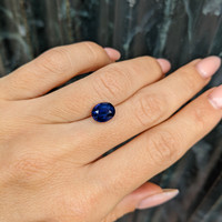 3.04 Ct. Blue Sapphire from Ceylon (Sri Lanka) Life Style