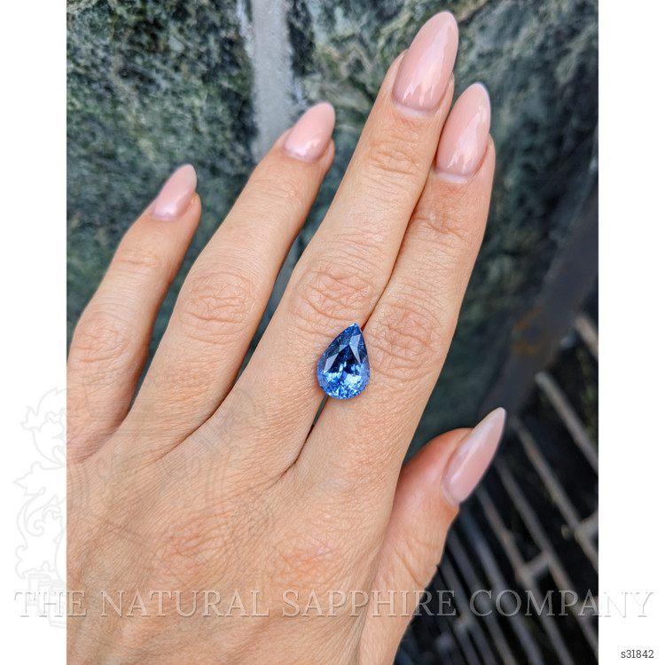 6.03 Ct. Blue Sapphire from Ceylon (Sri Lanka)