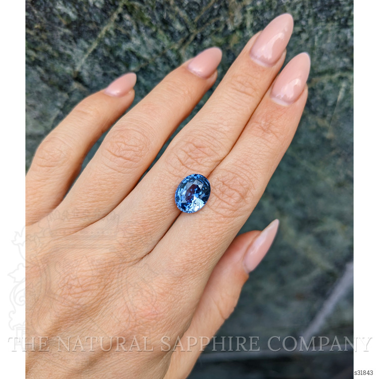 6.02 Ct. Blue Sapphire from Ceylon (Sri Lanka)