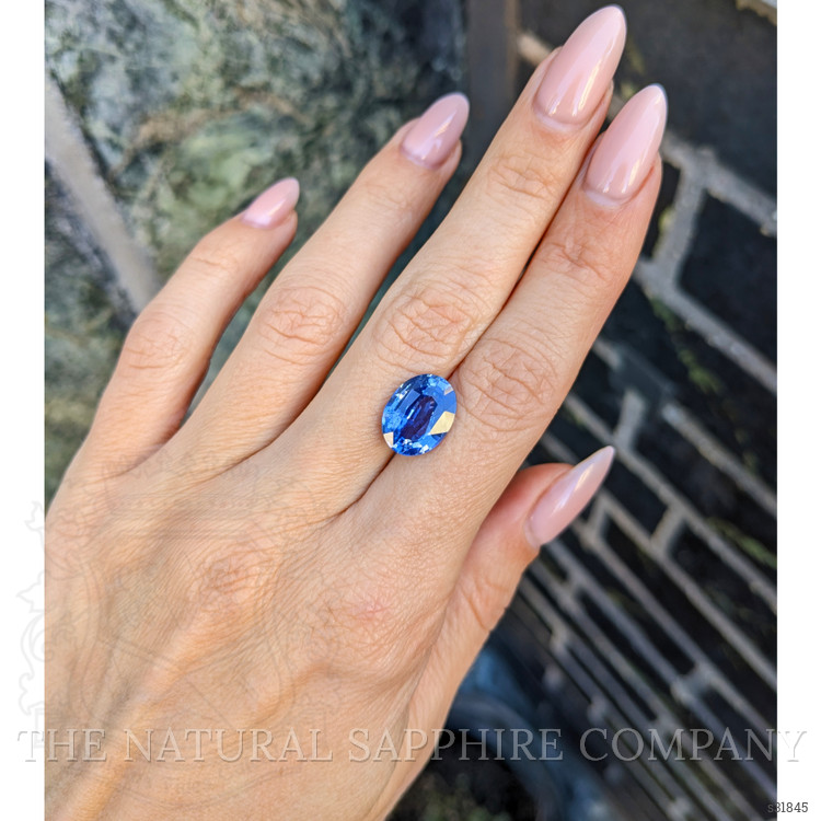 6.02 Ct. Blue Sapphire from Ceylon (Sri Lanka)