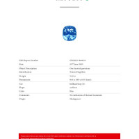 5.03 Ct. Blue Sapphire from Ceylon (Sri Lanka) Scan Report