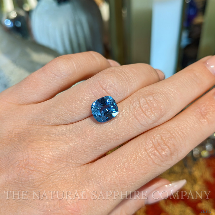 5.03 Ct. Blue Sapphire from Ceylon (Sri Lanka)