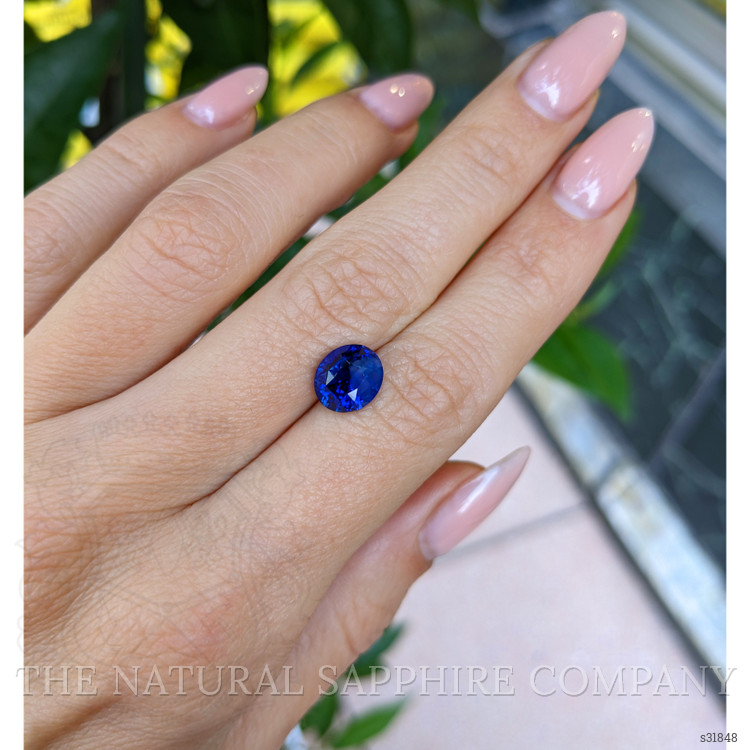 3.56 Ct. Blue Sapphire from Ceylon (Sri Lanka)