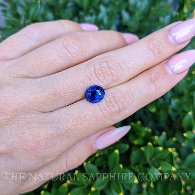 3.56 Ct. Blue Sapphire from Ceylon (Sri Lanka)