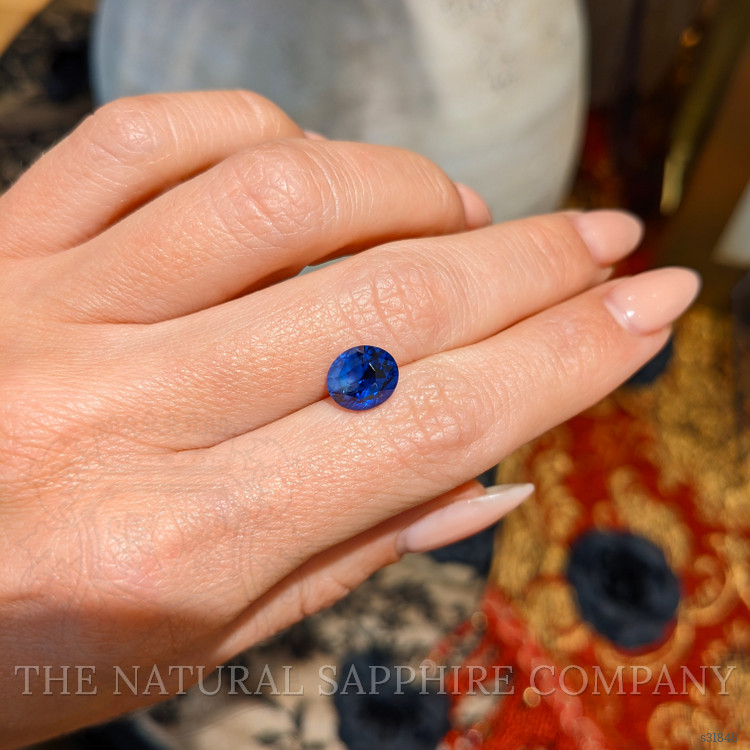 3.56 Ct. Blue Sapphire from Ceylon (Sri Lanka)