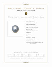 3.24 Ct. Bluish Grey Star Sapphire from Burma (Myanmar) Scan Report