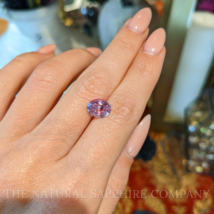 3.03 Ct. Pinkish Brown Sapphire from Ceylon (Sri Lanka)
