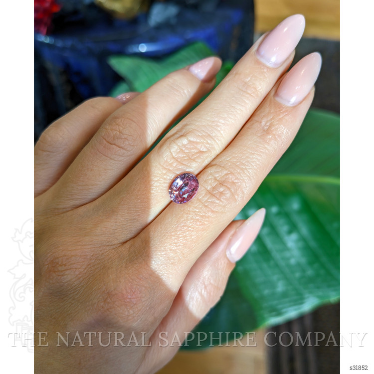 3.03 Ct. Pinkish Brown Sapphire from Ceylon (Sri Lanka)
