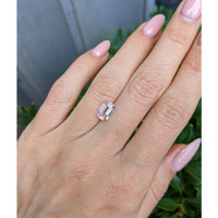 2.03 Ct. Peach Sapphire from Ceylon (Sri Lanka) Life Style