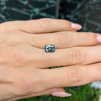 2.54 Ct. Bi Color Sapphire from Ceylon (Sri Lanka) Life Style