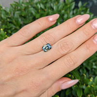 2.54 Ct. Bi Color Sapphire from Ceylon (Sri Lanka) Life Style