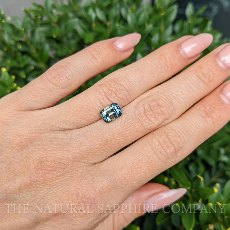 2.54 Ct. Bi Color Sapphire from Ceylon (Sri Lanka)