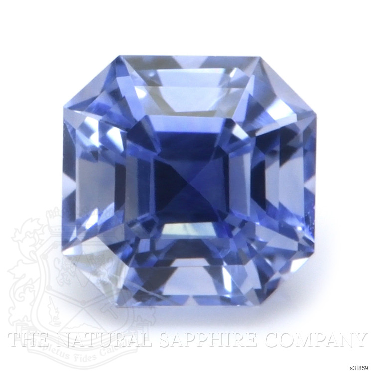 0.59 Ct. Blue Sapphire from Ceylon (Sri Lanka)