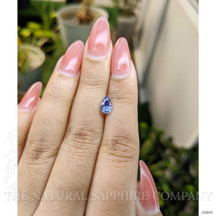 1.06 Ct. Blue Sapphire from Ceylon (Sri Lanka)