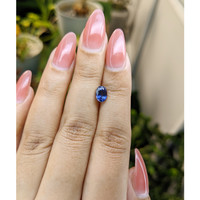1.38 Ct. Blue Sapphire from Ceylon (Sri Lanka) Life Style