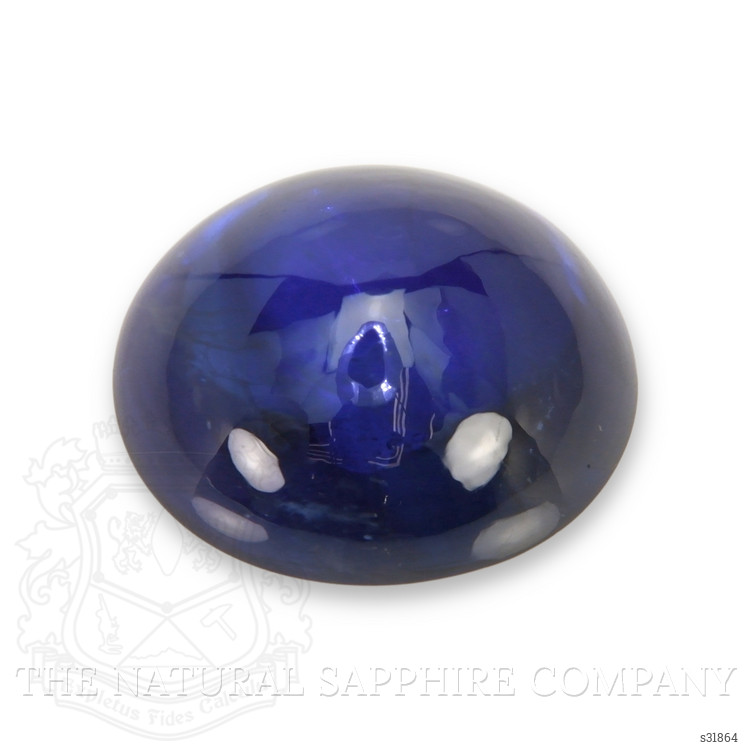 8.19 Ct. Blue Cabochon Sapphire from Ceylon (Sri Lanka)