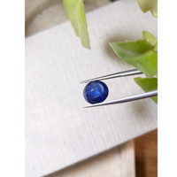 8.19 Ct. Blue Cabochon Sapphire from Ceylon (Sri Lanka) Life Style