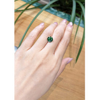 4.00 Ct. Green Sapphire from Madagascar Life Style